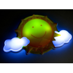 Detská nočná lampa so zvukmi slnko